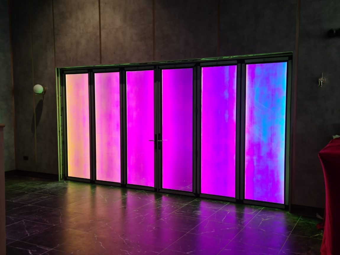 Illuminated Bi-Fold Doors